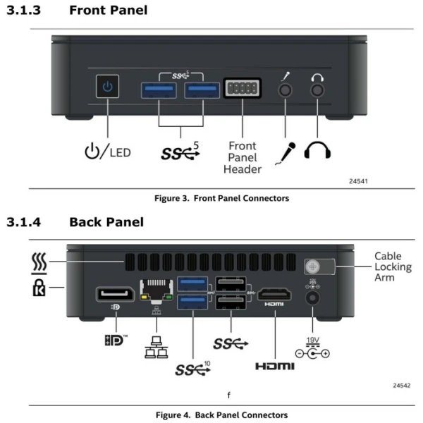Asus NUC Atlas Canyon NUC11ATKC4 - Afbeelding 4