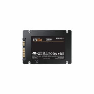 250GB Samsung 870 EVO SSD (560MB/s-530MB/s)