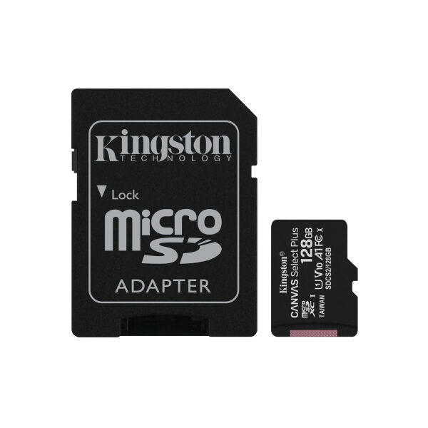 Kingston microSDHC + Adapter 128GB